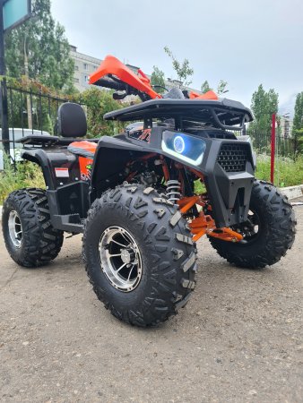 Детский бензиновый квадроцикл Gladiator G125 черно - оранжевый