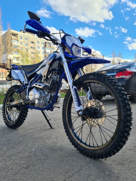 Эндуро кроссовый мотоцикл WELS MX250R3 синий