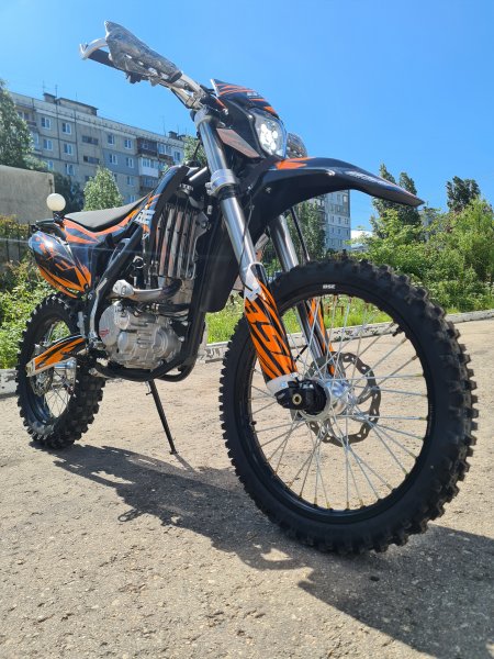 Эндуро кроссовый мотоцикл BSE Z7 (120) orange blast