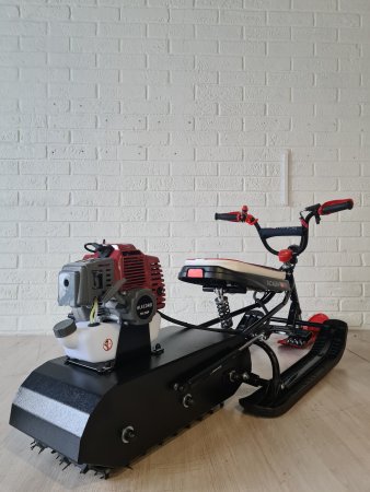 Детский бензиновый снегоход Snow Kids Lux 4T черный