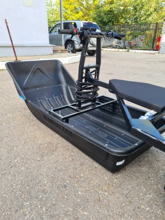 Модуль толкач с санями для мотобуксировщика "Мужик M600"