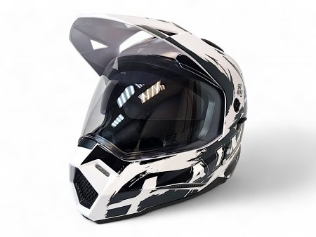 Детский шлем Aim JK802Y White Black