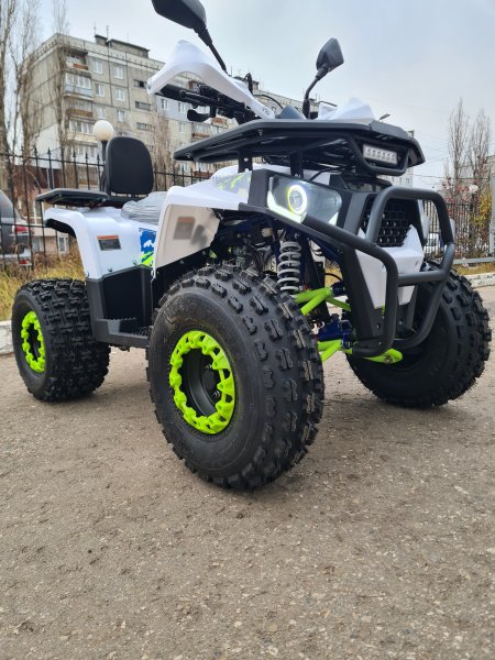 Детский бензиновый квадроцикл Dazzle ATV125 белый