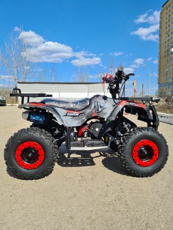 Детский бензиновый квадроцикл Motax Mini Grizlik X16 (PS) красный камуфляж