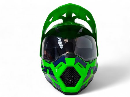 Детский шлем Aim JK802Y Green Blue