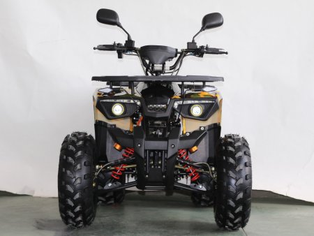 Детский электрический квадроцикл Green Camel Атакама T420 желтый камуфляж