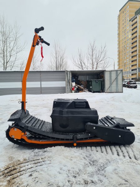 Мотосноуборд Sibmaster Pro оранжевый