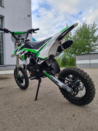 Питбайк BSE EX 125E (015) 14/12 зеленый