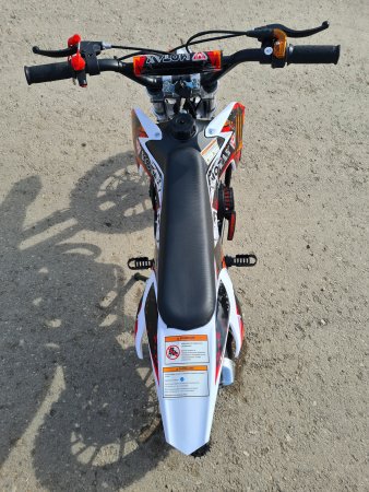 Питбайк Motax MiniCross 50 PS - 10/10 бело красный