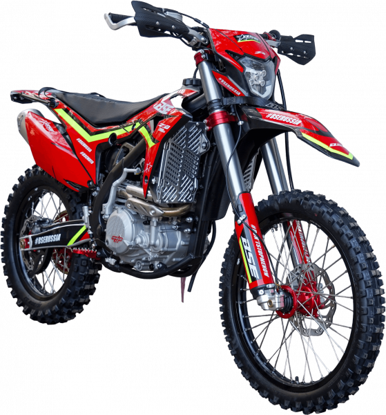 Эндуро кроссовый мотоцикл BSE Z8 (015) rapid red