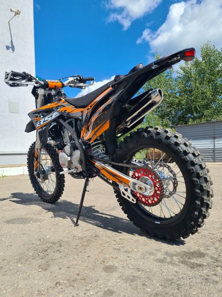 Эндуро кроссовый мотоцикл BSE Z7 (120) orange blast