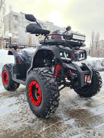Бензиновый квадроцикл Motax ATV Grizlik T200 Lux красный камуфляж