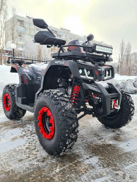Бензиновый квадроцикл Motax ATV Grizlik T200 Lux красный камуфляж