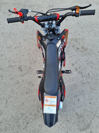 Питбайк Motax MiniCross 50 ES - 10/10 черно-красный