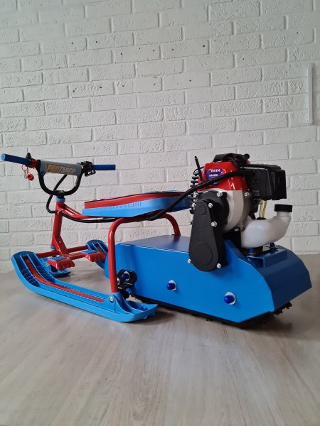 Детский бензиновый снегоход Snow Kids Compact синий