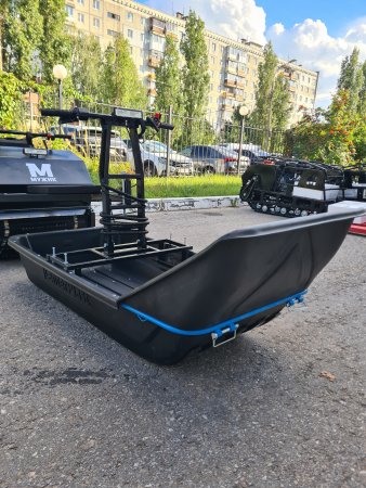 Модуль толкач с санями для мотобуксировщика "Мужик M600"