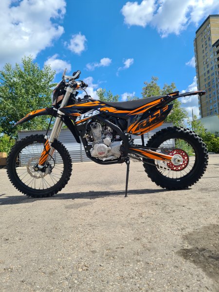 Эндуро кроссовый мотоцикл BSE Z7 (120) orange blast