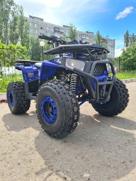 Детский бензиновый квадроцикл Wels Trail синий