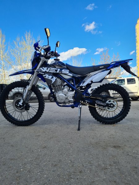 Эндуро кроссовый мотоцикл WELS MX250R3 синий