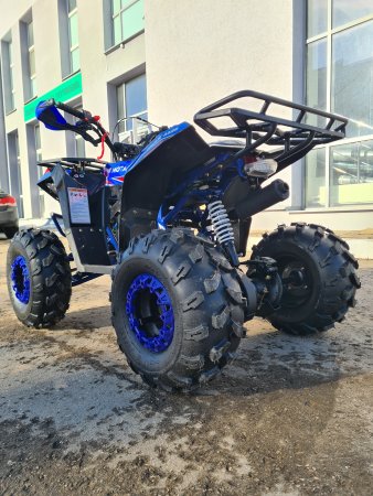 Детский бензиновый квадроцикл Motax Grizlik A125 черно-синий