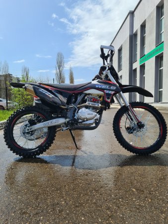 Эндуро кроссовый мотоцикл WELS PR250 красный