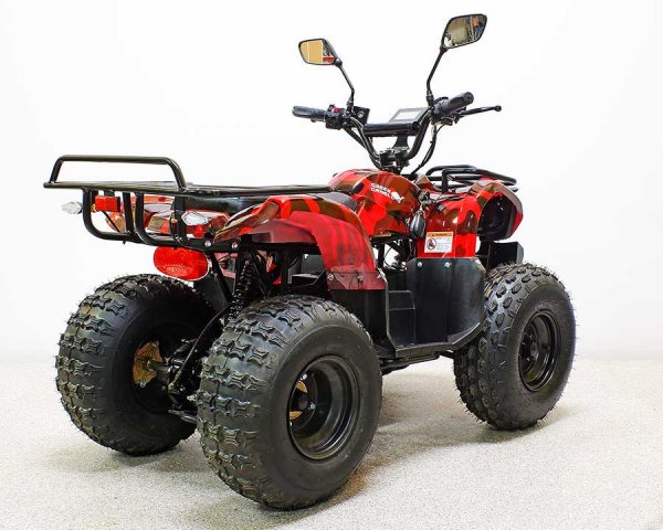 Детский электрический квадроцикл Green Camel Атакама T120 красный камуфляж