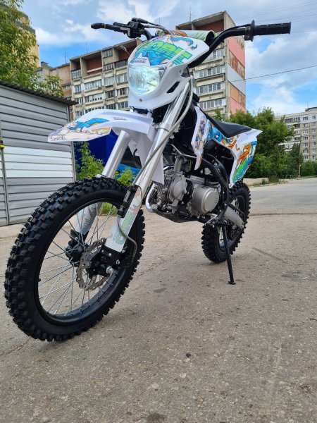 Питбайк SSSR Core 125 SA 17/14 Blue White Monster