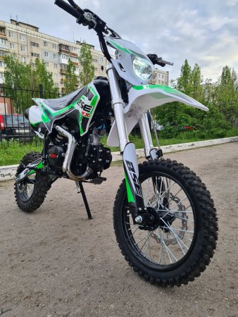 Питбайк BSE EX 125E (015) 14/12 зеленый