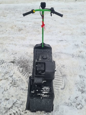 Мотосноуборд Sibmaster Drive зеленый