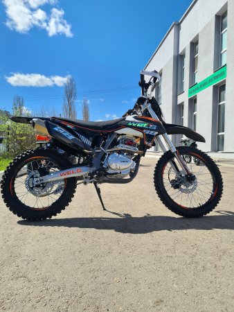 Эндуро кроссовый мотоцикл WELS PR300 оранжевый