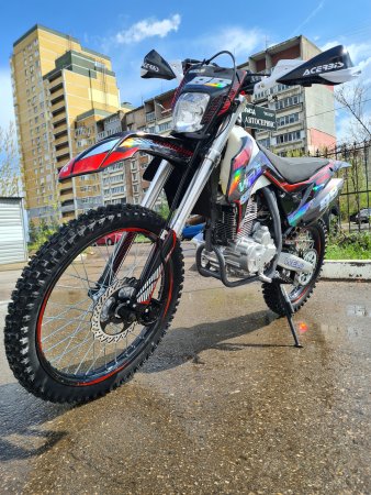 Эндуро кроссовый мотоцикл WELS PR250 красный