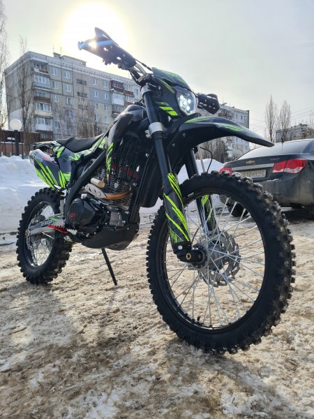 Эндуро кроссовый мотоцикл BSE Z5 (120) neon black